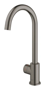 Комплект для кухни GROHE Red Mono II с бойлером M-size, с вертикальным вентилем с C-образным изливом, темный графит матовый (30085AL1)