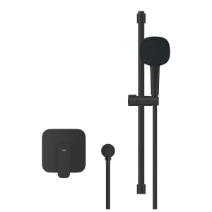 Душевая система GROHE Cubeo со смесителем для душа, черный матовый (1053352430)