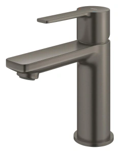 Смеситель для раковины GROHE Lineare с донным клапаном, XS-Size, темный графит матовый (23791AL1)