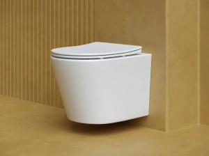 Подвесной унитаз Ceramicanova Балеарика безободковый, белый (CN6000MW)