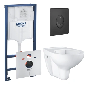 Комплект инсталляции GROHE Rapid SL 1000044 с унитазом GROHE Bau Ceramic (NW0686)