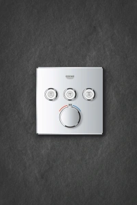 Внешняя часть термостата для душа GROHE Grohtherm SmartControl на 3 потребителя, хром (29126000)