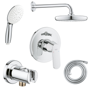 Готовый комплект для душа GROHE Eurosmart Cosmopolitan скрытого монтажа, хром (NSB0175)