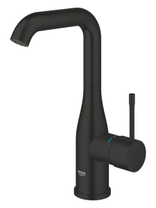 Смеситель для раковины GROHE Essence с донным клапаном, L-size, матовый черный (326282431)