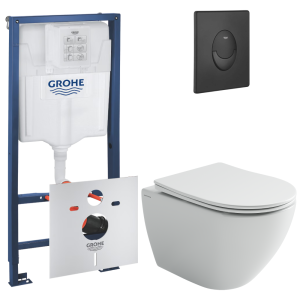 Комплект инсталляции GROHE Rapid SL 3 в 1 с унитазом Мия CN1805T и звукоизоляционным комплектом (NW0789)