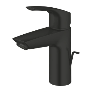 Смеситель для раковины GROHE Eurosmart с донным клапаном, матовый чёрный (329262433)