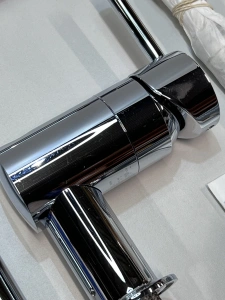 Смеситель для кухни GROHE Minta с вытяжным L-изливом, хром (32168000/U), уцененный товар