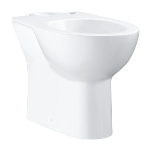 Унитаз напольный GROHE Bau Ceramic горизонтальный выпуск (без бачка и сиденья), альпин-белый (39428000)