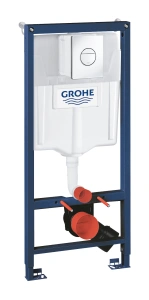 Система инсталляции GROHE Solido 3 в 1 для подвесного унитаза, хром (38832000)