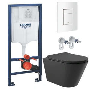 Комплект инсталляции GROHE Rapid SL 38772SH0 с унитазом Aqueduto CONE CON0140 и раковиной Aqueduto ESPIRAL ESP0340 (NW0392)