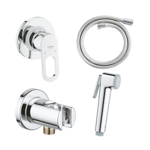 Набор для гигиенического душа GROHE BauLoop скрытого монтажа, хром (129189)