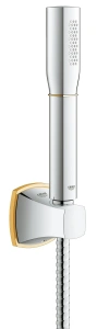 Душевой набор GROHE Rainshower Grandera, 1 режим, 1500 мм, 7,6 л/мин, хром/золото (27993IG0)