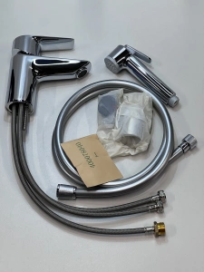 Смеситель для раковины GROHE BauEdge с гигиеническим душем, хром (23757001/U3), уцененный товар