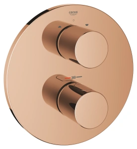 Внешняя часть термостата для ванны GROHE Grohtherm 3000 Cosmopolitan, теплый закат глянец (19468DA0)