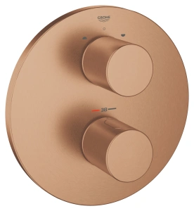 Внешняя часть термостата для ванны GROHE Grohtherm 3000 Cosmopolitan, теплый закат матовый (19468DL0)