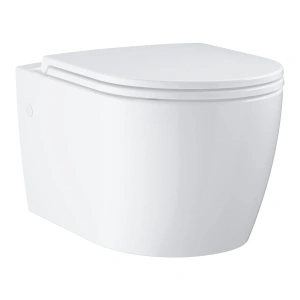 Подвесной унитаз GROHE Bau Ceramic с сиденьем с микролифтом, альпин-белый (103860SH00)