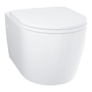 Подвесной унитаз GROHE Bau Ceramic с сиденьем с микролифтом, альпин-белый (103860SH00)