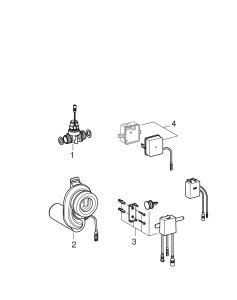 Сифон для писсуара GROHE, с температурным датчиком, с Bluetooth (39369000)