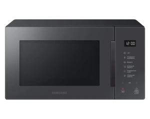 Микроволновая печь Samsung MS23T5018AC/BW Bespoke со стеклянной панелью, 23 л, серый