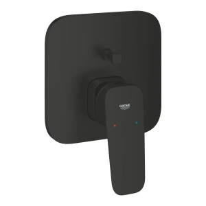 Внешняя часть смесителя для ванны GROHE Cubeo, матовый черный (1017782430)