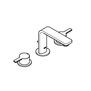 Смеситель для раковины GROHE Lineare на 3 отверстия, M-size, хром (20304001)
