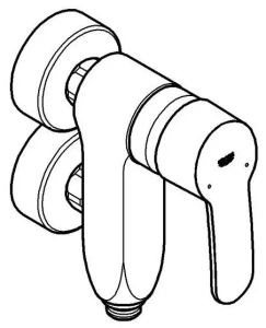 Смеситель для душа GROHE Eurostyle Cosmopolitan, хром (23300000)