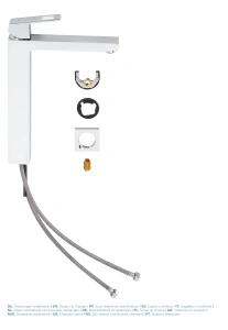 Смеситель для раковины GROHE Eurocube, XL-size, хром (23406000)