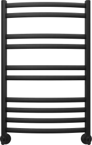 Полотенцесушитель водяной Aquatek Лугано П10 500x800, черный муар AQ DOC1080BL