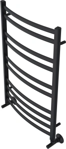 Полотенцесушитель водяной Aquatek Лугано П10 500x800, черный муар AQ DOC1080BL