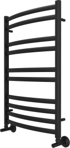 Полотенцесушитель водяной Aquatek Лугано П10 500x800, черный муар AQ DOC1080BL