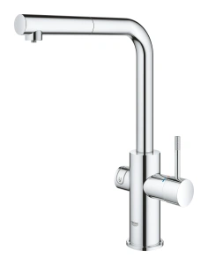Смеситель для кухонной мойки GROHE Blue Home с системой фильтрации, охлаждения и газирования воды, Wi-Fi, хром (31539000)