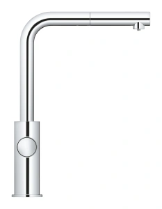 Смеситель для кухонной мойки GROHE Blue Home с системой фильтрации, охлаждения и газирования воды, Wi-Fi, хром (31539000)