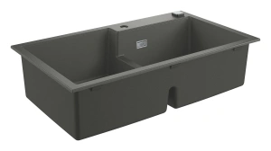 Мойка GROHE K500 с 2 чашами, 860 x 500 мм, серый гранит (31649AT0)