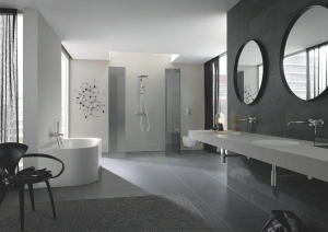 Смеситель для ванны GROHE Essence, суперсталь (25250DC1)