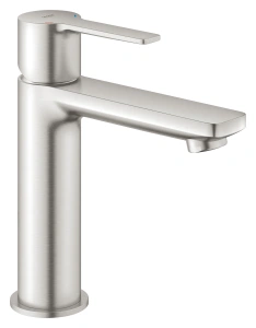 Смеситель для раковины GROHE Lineare с донным клапаном, суперсталь (23106DC1)