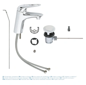 Смеситель для раковины GROHE Eurostyle, S-size, хром (33558003)