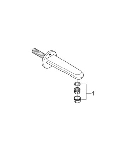 Излив для ванны GROHE Eurodisc Cosmopolitan, хром (13278002)