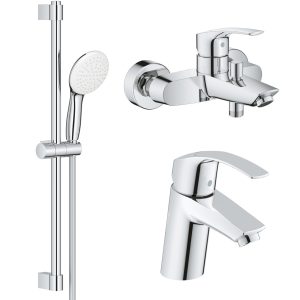 Готовый комплект для ванной комнаты GROHE Tempesta, хром (NB0076)