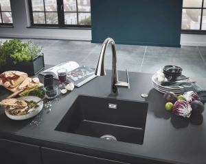 Смеситель для кухни GROHE Zedra с вытяжным душем 3jet, хром (32294002)