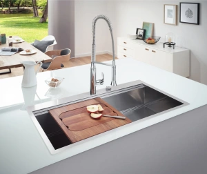 Мойка GROHE из нержавеющей стали, 1 чаша, K800 120-S 102,4/56 1.0 (31586SD0)