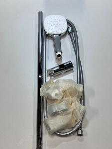Душевой гарнитур GROHE Tempesta Cube 110, 3 режима струи, душевая штанга 600 мм, 13,5 л/мин, хром (27786003/U1), уцененный товар