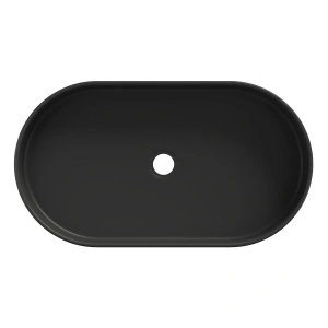 Раковина накладная Aqueduto ESPIRAL, овальная 390*600, черный матовый (ESP0240)