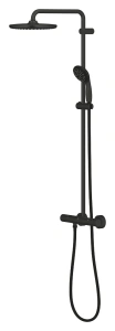 Душевая система GROHE Vitalio Start System 250 с термостатом для душа, черный (266772430)