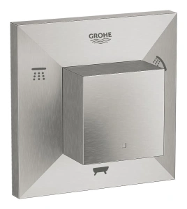 Внешняя часть переключателя потоков GROHE Allure Brilliant на 3 положения, суперсталь (19798DC0)