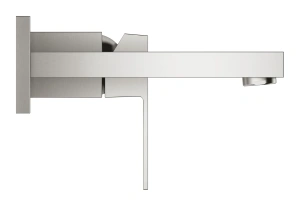 Внешняя часть смесителя для раковины GROHE Eurocube на 2 отверстия, S-Size, суперсталь (19895DC0)