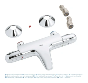 Готовый комплект для ванной комнаты GROHE Grohtherm 1000 New, хром (NB0033-1)