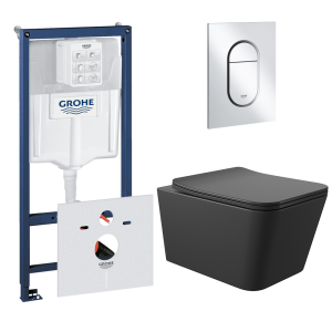 Комплект инсталляции GROHE Rapid SL 3 в 1 (NW0145/S) с унитазом Aqueduto MACIO MACT2140 и сиденьем с микролифтом (NW0560)