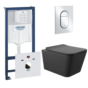 Комплект инсталляции GROHE Rapid SL 3 в 1 (NW0145/S) с унитазом Aqueduto MACIO MACT2140 и сиденьем с микролифтом (NW0560)