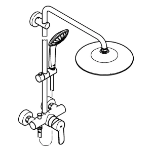 Душевая система GROHE Euphoria System 260 со смесителем для душа, хром (27473001)
