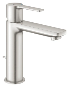 Смеситель для раковины GROHE Lineare с донным клапаном, суперсталь (32114DC1)